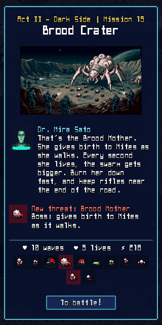 Mission briefing